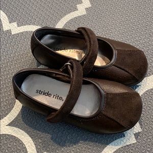 Stride Rite Girls Brown Shoes 6.5